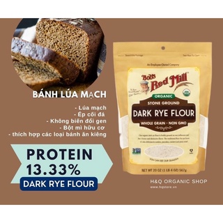 Bột lúa mạch đen hữu cơ Bob's Red Mill [Date 2023]