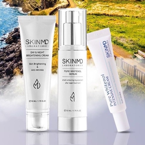 Bộ Dưỡng Trắng SkinMD Chăm Sóc Da Mặt dưỡng trắng, cấp ẩm , tái tạo làn da