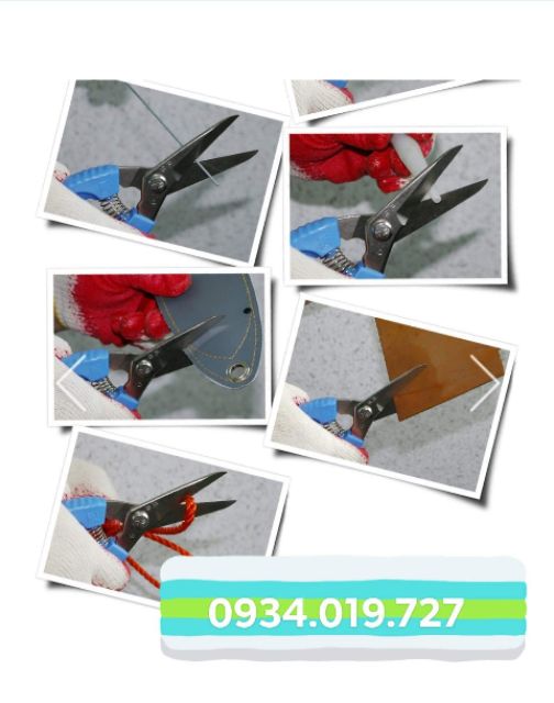 Kéo cắt đa năng p800 Hwashin hàn quốc có rãnh răng cưa