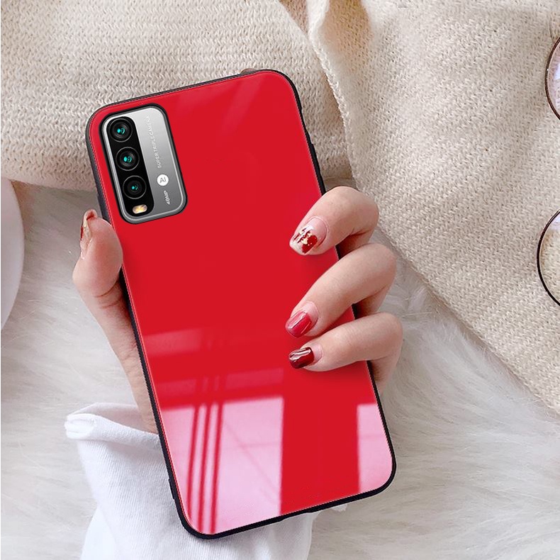 Ốp Lưng XIAOMI REDMI 9T, POCO M3 Mặt kính gương sáng bóng cao cấp