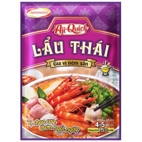 Gia vị lẩu thái nêm sẵn Aji-quick - nấu lẩu Thái, canh chua ngon hết ý