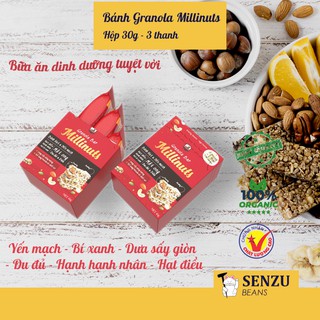 Bánh Granola Millinuts (Granola Cake) 30g - Senzu Beans
