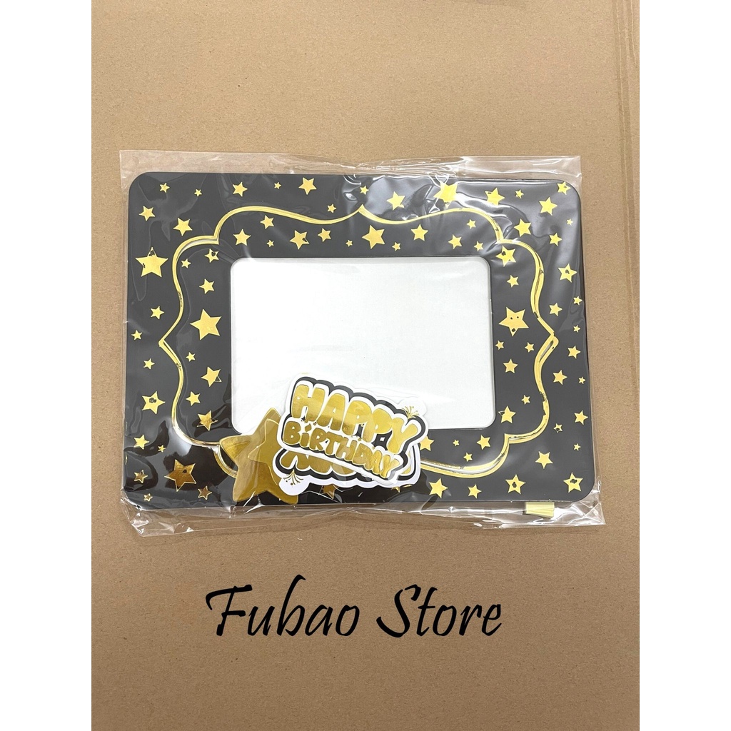 Khung ảnh để bàn bằng giấy trang trí sinh nhật, party Fubao Store