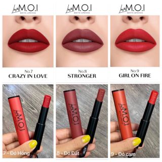 [HOT]- [HOT]- SON THỎI LOVE MOI HỒ NGỌC HÀ BLACK PINK-Tone Đỏ -S6