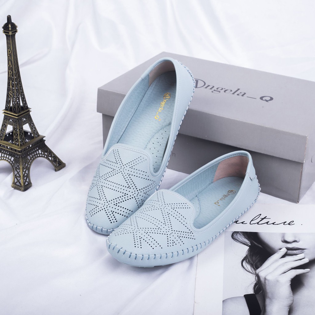 [CÓ SẴN] GIÀY MỌI THƯƠNG HIỆU ANGELA-Q, DA THẬT, GIÁ XƯỞNG, MÃ BB01  BẢO HÀNH ĐẾ VÀ KEO TRỌN ĐỜI | BigBuy360 - bigbuy360.vn