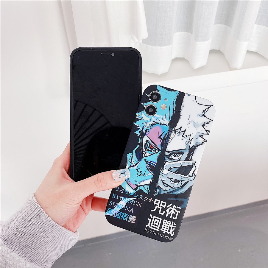 Ốp Điện Thoại Silicon In Hình Jujutsutsu Cho iPhone 14 Pro MAX iPhone 13 Pro MAX iPhone 12 Pro MAX iPhone 11 Pro MAX X XR XS MAX