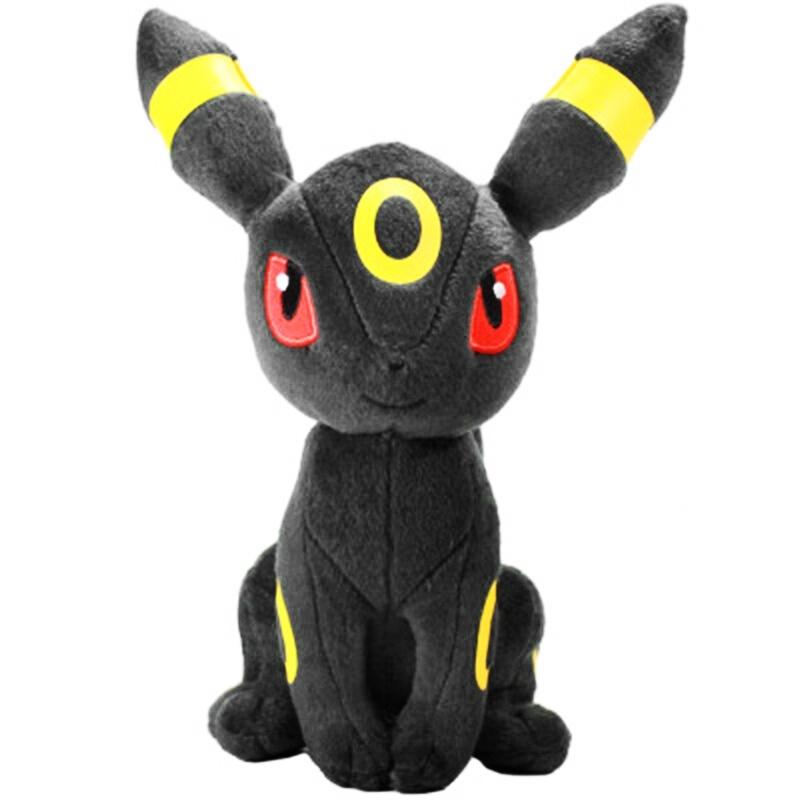THÚ BÔNG POKEMON EEVEE  BÓNG TỐI MÈO UMBREON  HÀNG CHÍNH HÃNG POKEMON CHUẨN ĐẸP TỪNG CM