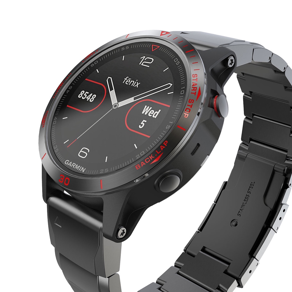 Vỏ Bảo Vệ Mặt Đồng Hồ Thông Minh Garmin Fenix 5 Bằng Thép Không Gỉ