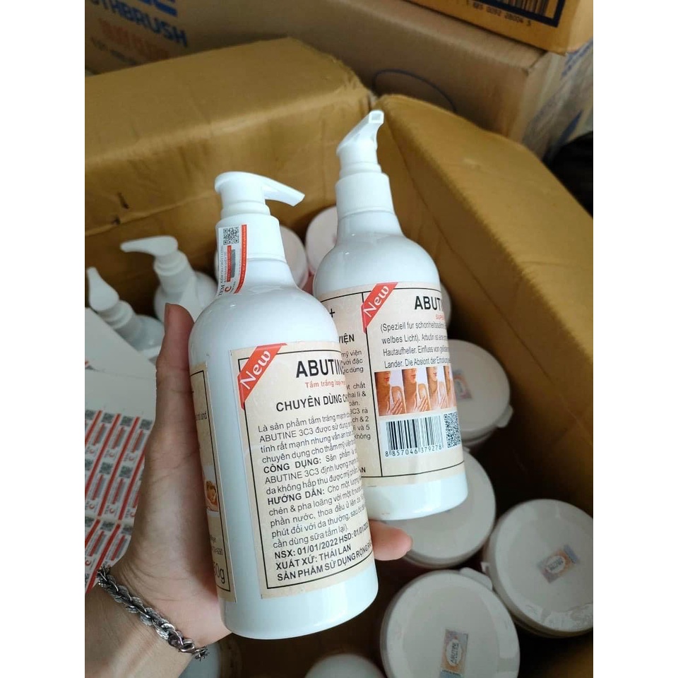 [Hình thật] Tắm Trắng ABUTINE 3c3 Trắng Da Toàn Thân 350ml có sẵn | BigBuy360 - bigbuy360.vn