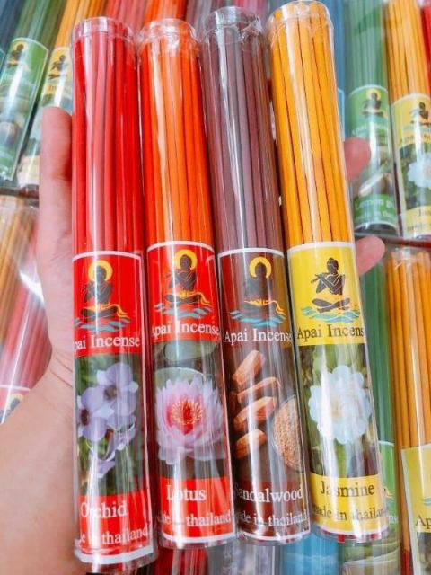 01 lốc gồm 8 bó Nhang Trầm Thơm APAI INCENSE Thái Lan