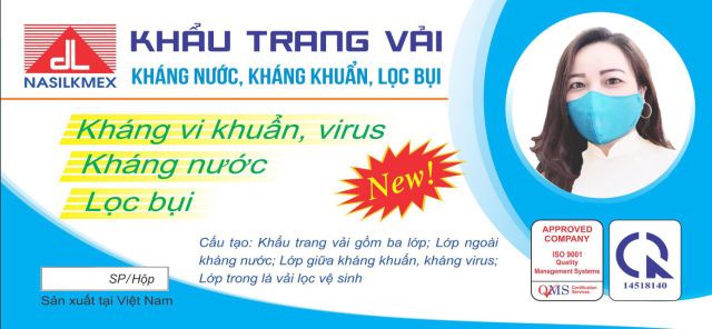 😷#KHẨU_TRANG_VẢI_3_LỚP_NASILKMEX | BigBuy360 - bigbuy360.vn