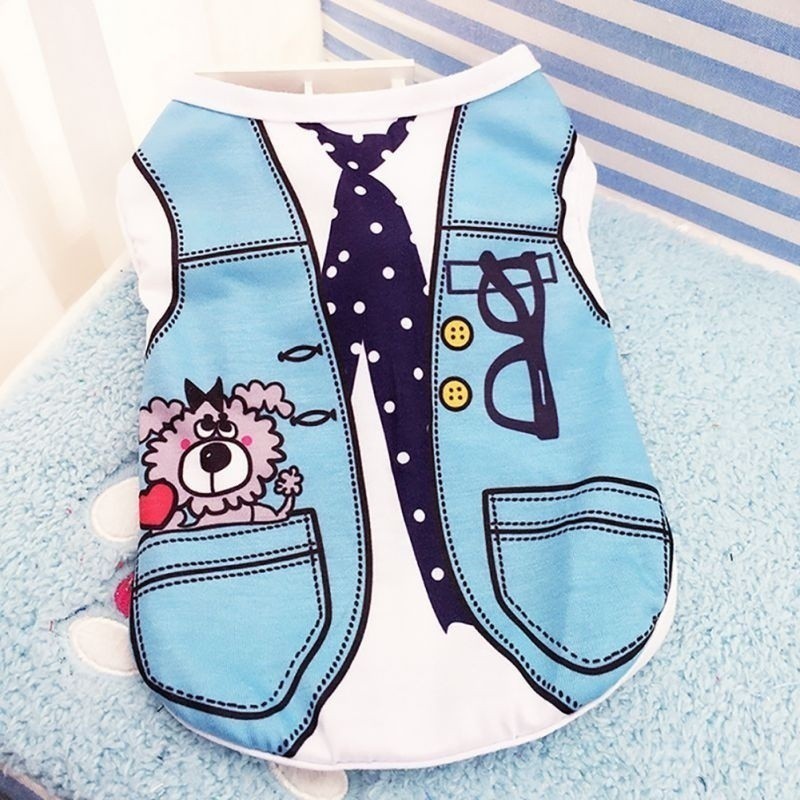 Áo thun cotton mềm mại cho thú cưng