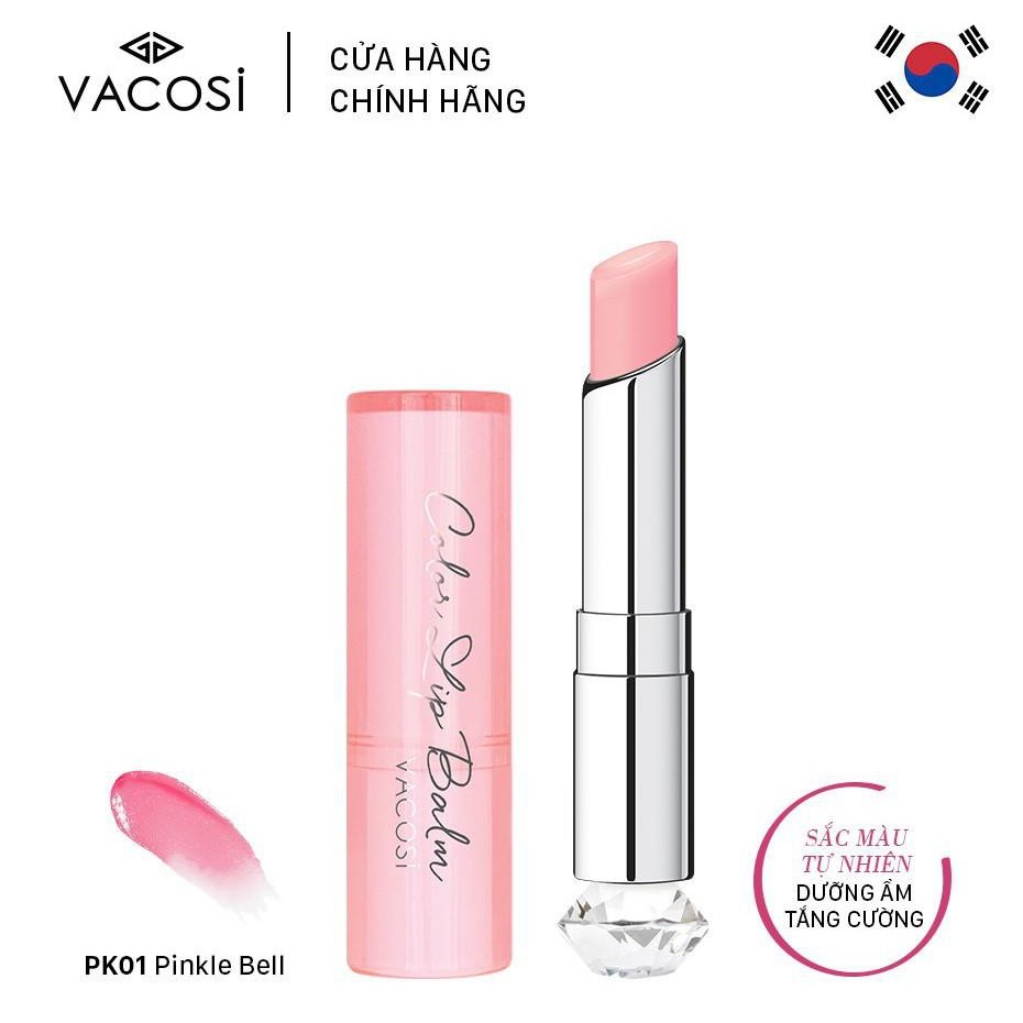 SON DƯỠNG CÓ MÀU VACOSI - PK01: Pinkle Bell