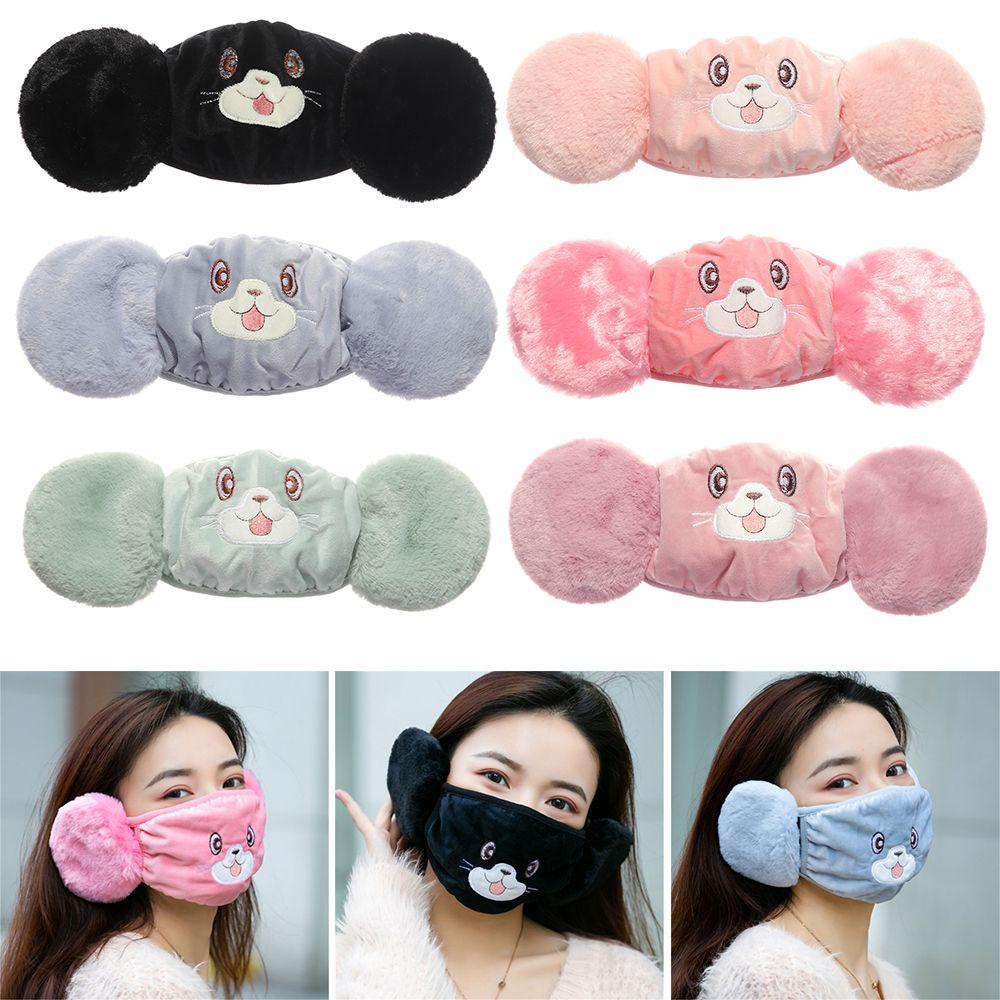 Vỏ Bọc Tai Nghe Chất Liệu Cotton Dày Dặn Ấm Áp Thời Trang Thu Đông