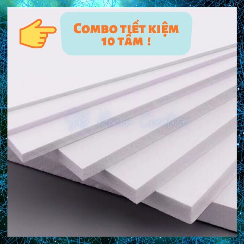 (COMBO TIẾT KIỆM 10 TẤM) Bìa mô hình Fomex (20x30cm) Độ dày 2mm- 3mm / 5mm-8mm