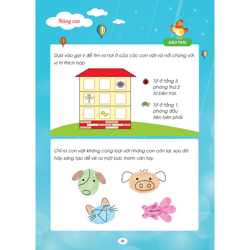 Sách thiếu nhi - TRÒ CHƠI TƯ DUY - NÂNG CAO (3-4 tuổi) | BigBuy360 - bigbuy360.vn