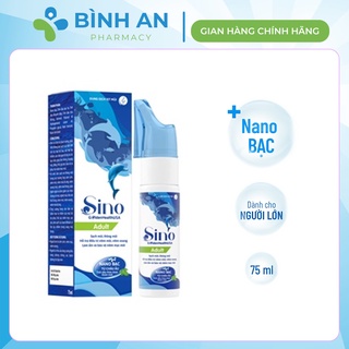 Xịt Mũi Nano Bạc Sino (Nguyên Liệu Nano Bạc Nhập Khẩu Châu Âu)