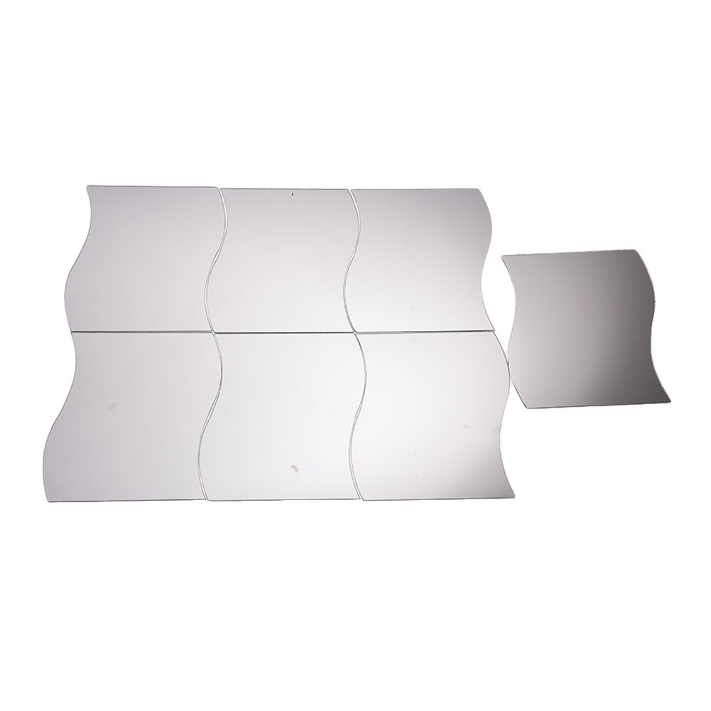 Set 6 sticker dán tường 3D hiệu ứng tráng gương dùng trang trí