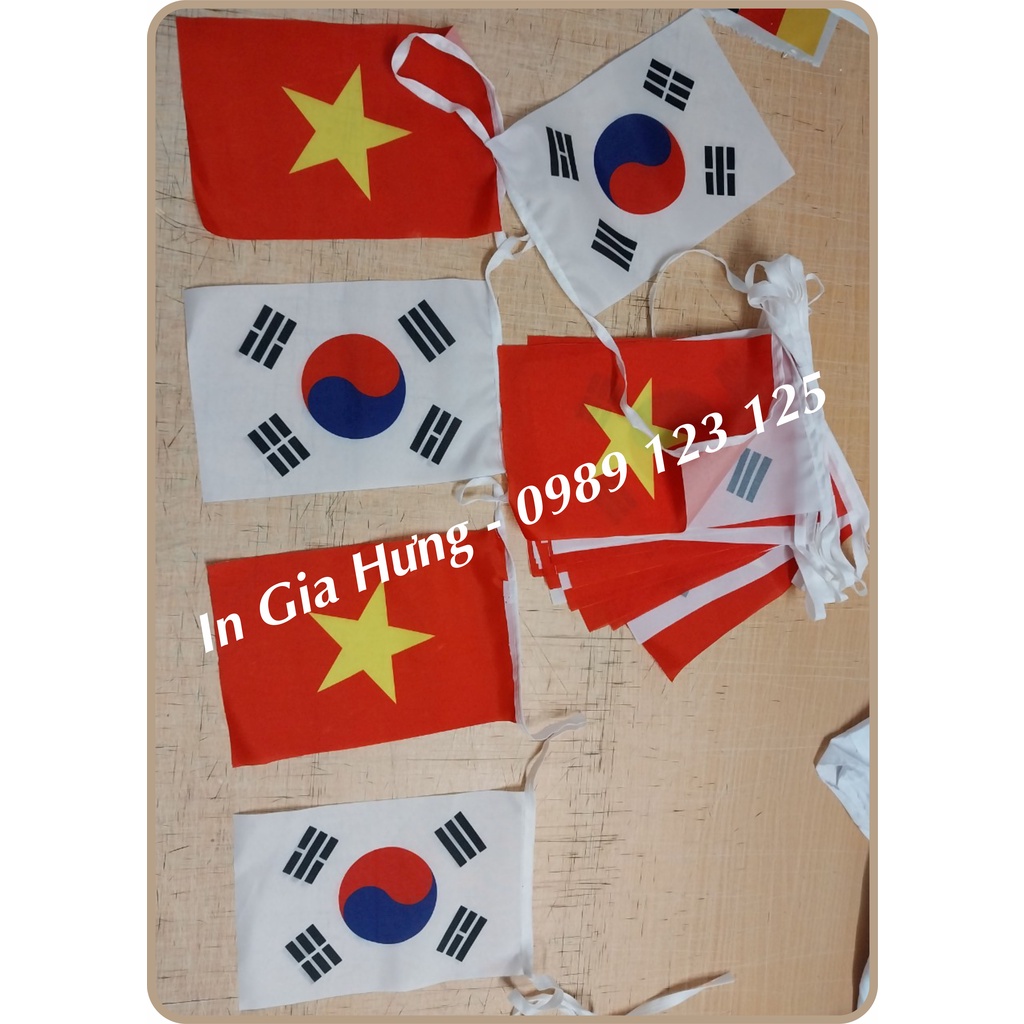 Cờ Dây Việt Nam - Hàn Quốc