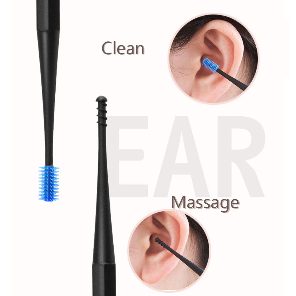 Bộ Dụng Cụ Lấy Ráy Tai Chất Lượng Cao Chuyên Dùng|Dụng Cụ Massage Tai Hai Đầu Bằng Thép Không Gỉ Cao Cấp Tiện Dụng