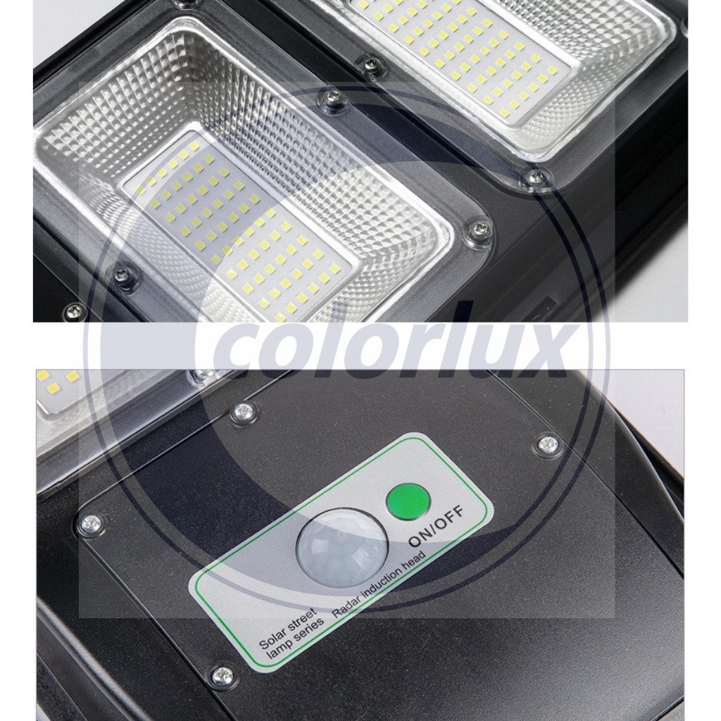 Đèn Đường Năng Lượng Mặt Trời COLORLUX Liền Khối Chống Nước IP65 #denduongsolarlight