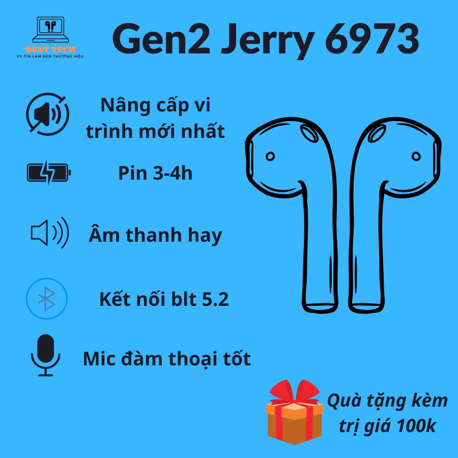 Tai Nghe Bluetooth Jerry A8s 3A, Check Setting, Tai Nghe Không Dây