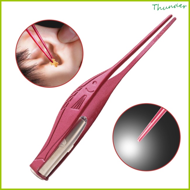 Cây gắp ráy tai Thunder đèn pin LED chăm sóc vệ sinh tai