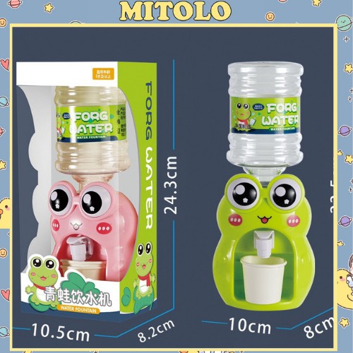Bình nước đồ chơi cho bé gái  Mitolo bộ đồ bình tập uống nước cho bé loại lớn  LK9938