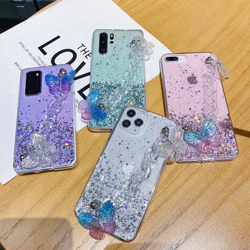 Ốp Điện Thoại Kim Tuyến Có Dây Đeo Cho Vivo Y21T Y15s Y33s Y21 Y21s Y53s Y51 Y51a Y20s G Y20 Y12s Y50 Y30 Y30i Y19