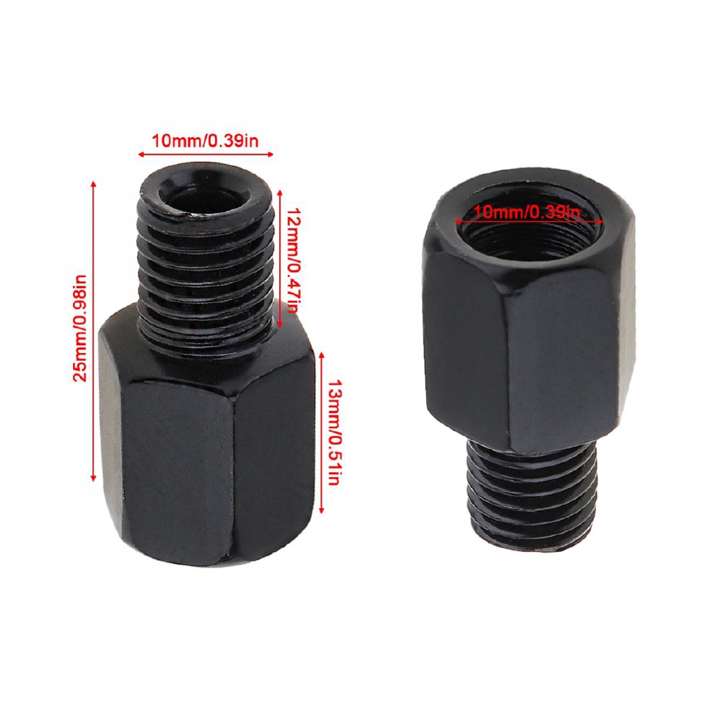 Ốc gắn gương chiếu hậu ren 10mm cho xe máy