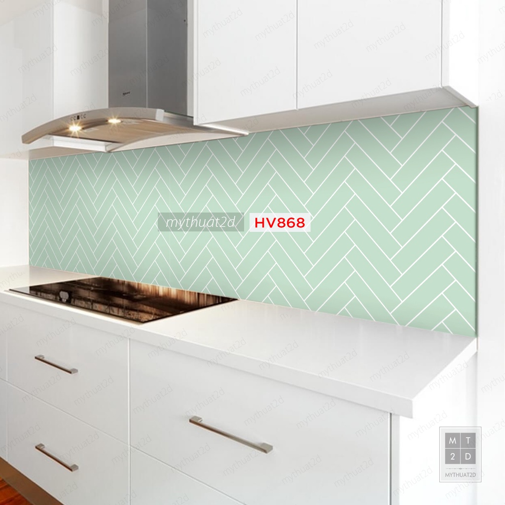 Decal dán bếp, dán tường không thấm nước mẫu XUONGCA