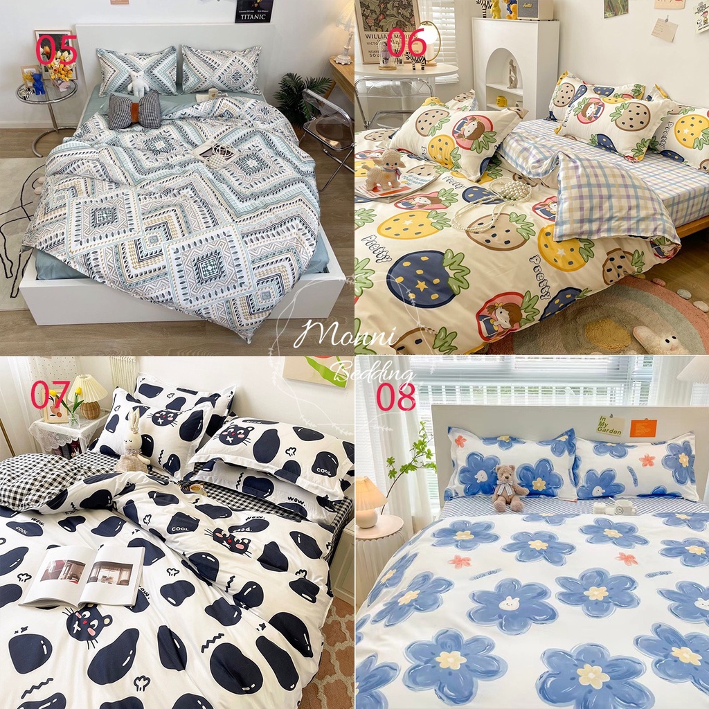 BỘ 5 MÓN CHĂN GA GỐI POLY COTTON NHIỀU MẪU MỚI NHẤT