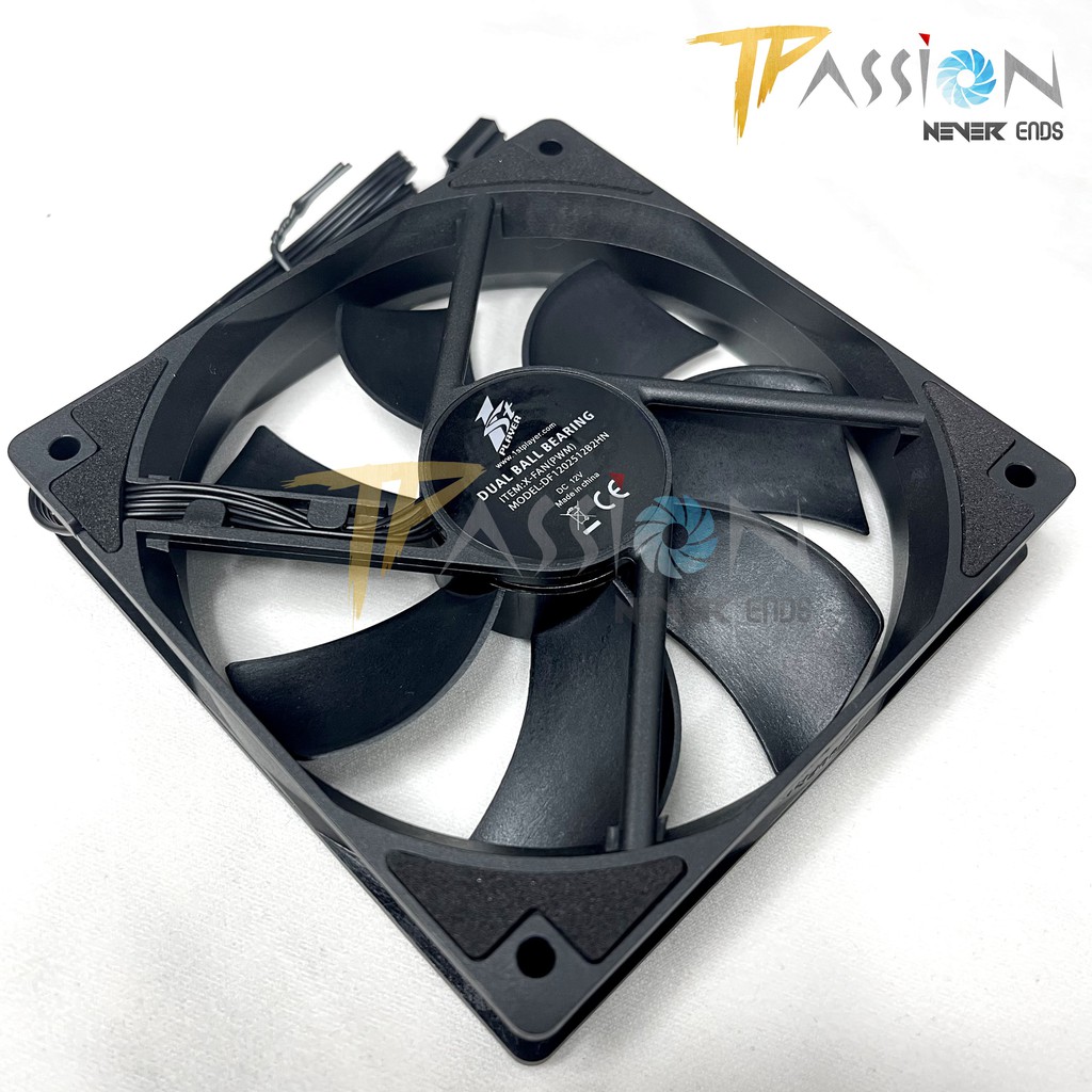 Quạt fan case 12cm 1STPlayer X-FAN 120 PWM - Tốc 4000rpm, 3000rpm, tản nhiệt trâu cày, server, workstation