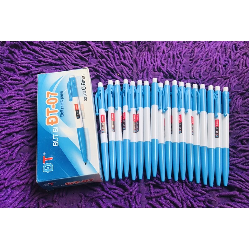 Hộp 20 Cây bút Bi Xanh 07