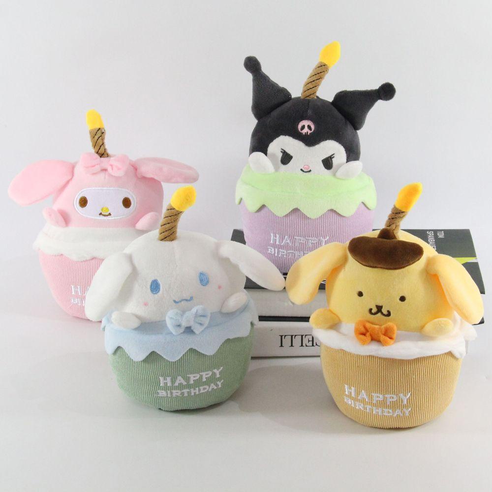 Thú Nhồi Bông Hình Chó Yugui Melody Mềm Mại Phát Nhạc Trang Trí Bánh Kem