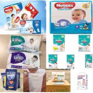Bỉm quần Huggies/Pamper/Kibie M/L/XL 100 miếng ttt