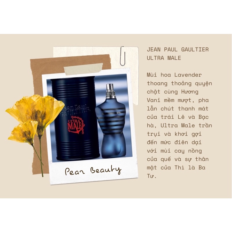 [Chính Hãng] Nước hoa Jean Paul Gaultier Ultra Male mẫu thử 2-5-10ml