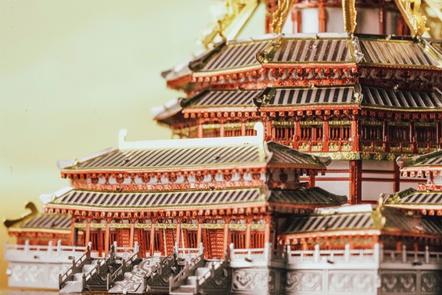 📌 Mô hình lắp ghép kim loại 3d kiến trúc Trung Hoa cổ Tử Vi Cung