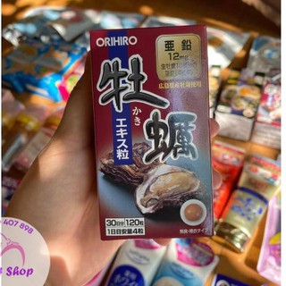 [CHE TÊN SP] Tinh Chất Hàu Tươi Orihiro Nhật Bản 120 Viên Hàng Chính Hãng