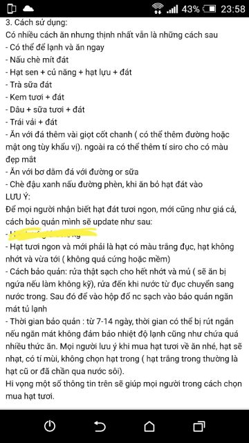 1ki Hạt đác Nha Trang tươi sạch, mềm dẻo