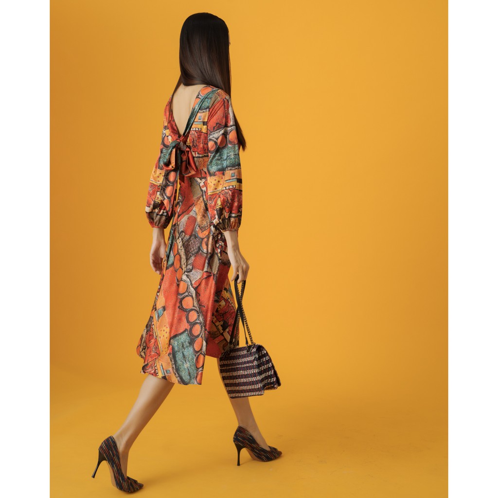 Đầm Lụa Cam F2 Fashion &amp; Freedom