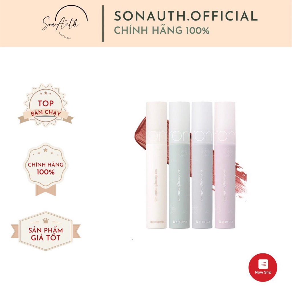 Son kem Romand Hanbok See-through Matte Tint | Thế Giới Skin Care