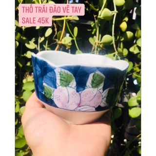 GỐM NHẬT - THỐ TAM THÁI VUÔNG