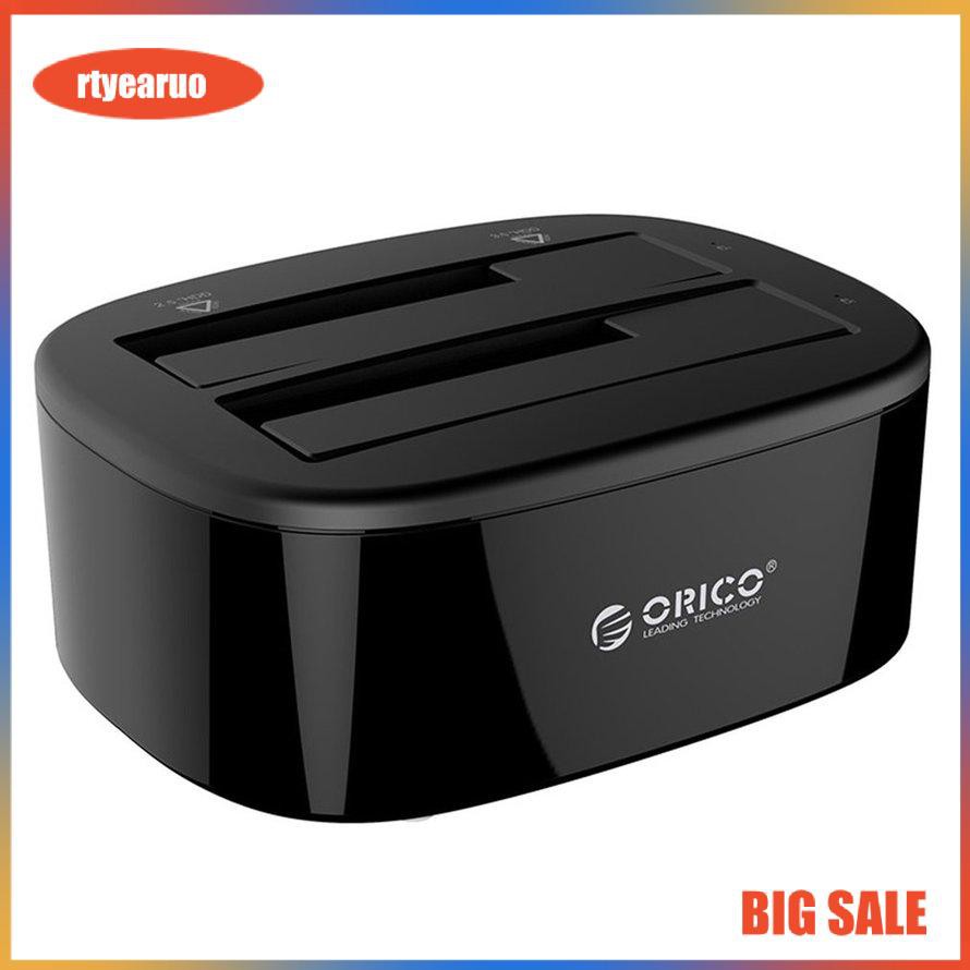 ORICO 6228US3-BK Dual Bay USB3.0 2.5/3.5 inch Universal Hard Disk Box Base