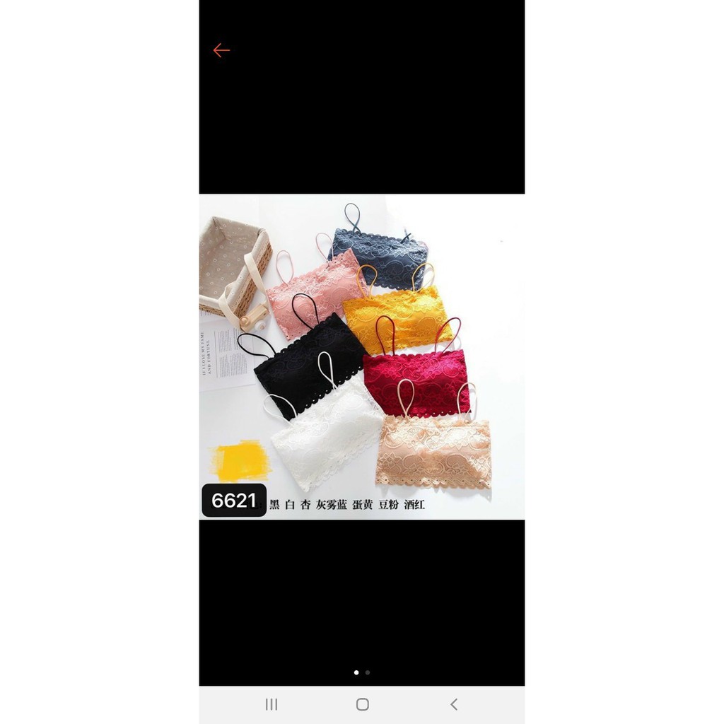 Áo bra ren quây 2 dây 6621