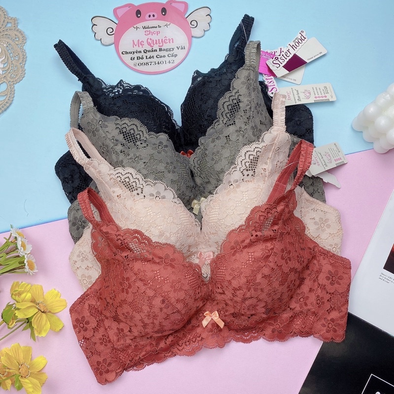 Áo ngực, áo lót Thái Lan không gọng định hình ôm ngực, mút nâng vừa dáng quả vát che mọi khuyết điểm