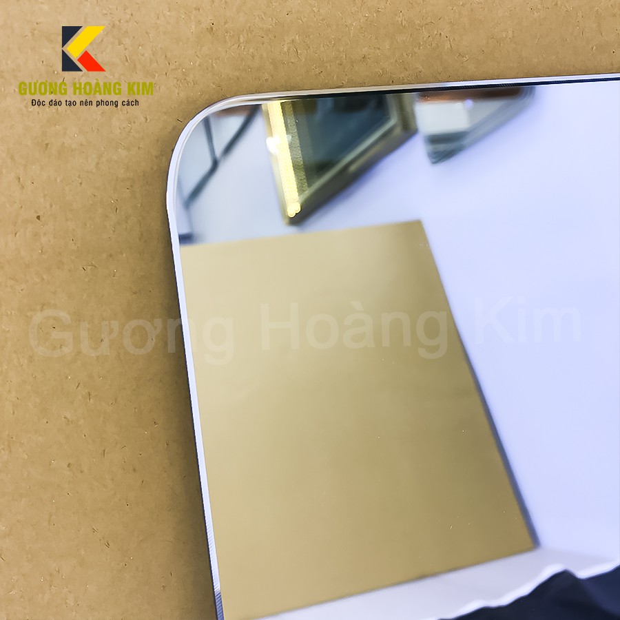 Gương dán tường treo tường bàn trang điểm makeup nhà tắm phòng wc giá rẻ kích thước 70x90 mirror hk5002