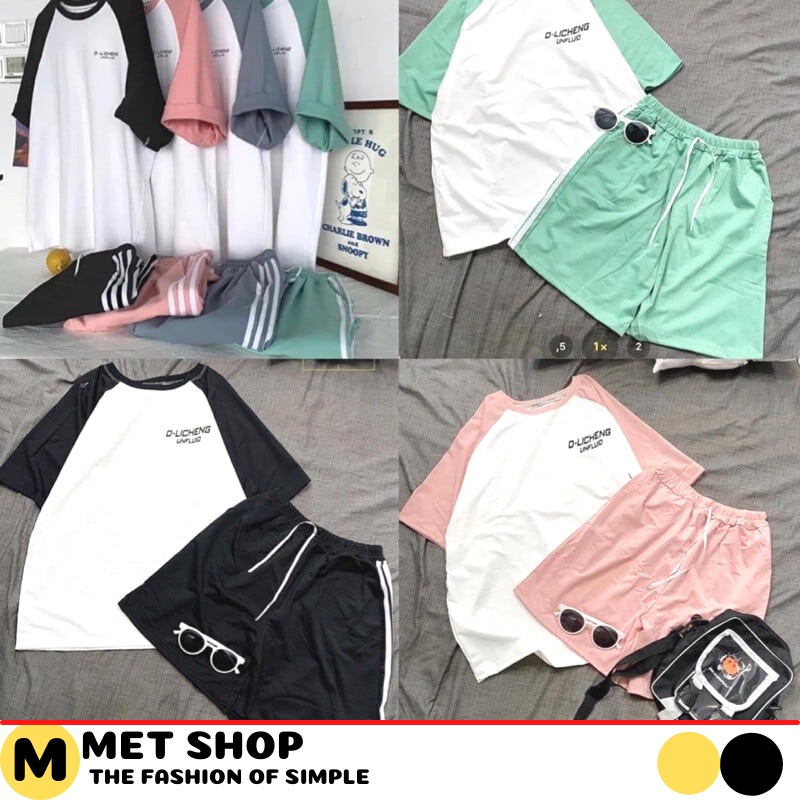Sét Đồ Bộ Thể Thao Nam Nữ Mặc Nhà Star Wars Phong Cách Ulzzang Unisex, bộ ngủ nữ viền sọc cá tính mềm mịn. METSHOP