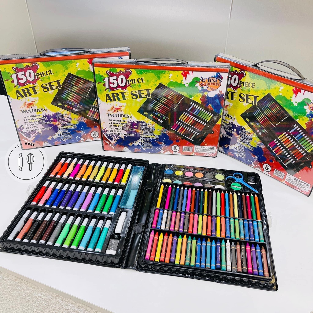 Set bút màu cho các con,cả set 150 chi tiết