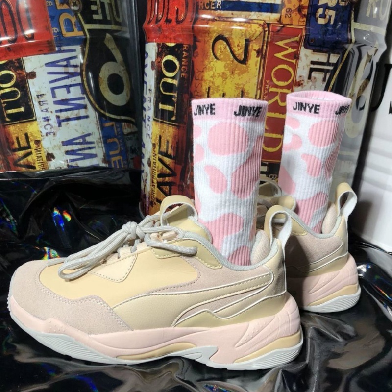 Vớ Thể Thao In Họa Tiết Bò Sữa Phong Cách Harajuku Nhật Bản Harajuku Đường Phố Đơn Giản Cho Nữ